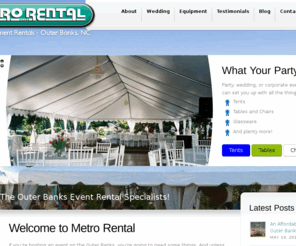 obxweddingrentals.com: Outer Banks Event Rentals - Weddings, Equipment, & More
By Metro Rental