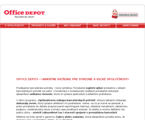precoofficedepot.sk: Office Depot - Kancelárske potreby, kancelársky nábytok, kancelársky papier