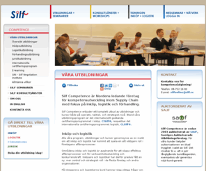 silfcompetence.com: Silf Competence
Silf Competence är norra Europas ledande företag för kompetensutveckling inom Supply Chain Management med fokus på inköp, logistik och affärsförhandling.