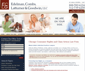 edcombs.com: Home
Contact the consumer rights and class action attorneys at Edelman, Combs, Latturner & Goodwin, LLC, in Chicago, Illinois. Call 888-592-6124 today.