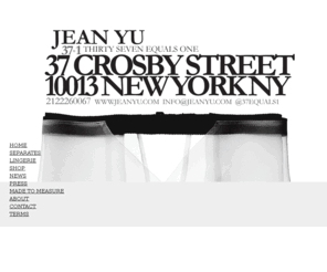 jeanyu.com: Jean Yu - Designs, Couture and Made-to-measure
Fashion lingerie, cocktail and bridal dresses collections for women. New York.