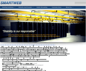 smartweb.co.th: สร้างสรรค์เว็บไซต์เพื่อโลกที่สดใสในอนาคต | SMARTWEB
Powerful Web Hosting with High Performance and High Scalability with Over 10 Years Experience from Thailand, เว็บโฮสติ้งชั้นนำคุณภาพสูงบริการโดยทีมงานมากประสบการณ์ พร้อมให้บริการด้วยระบบที่มีสเถียรภาพสูงบนเครือข่ายอินเตอร์เน็ตความเร็วสูง