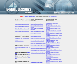 hearandplay.info: 60 Free Online Piano Lessons Covering Piano Chords and Piano Progressions at HearandPlay.com
60 Free Online Piano Lessons. Learn Piano By Ear Online without having a piano lessons teacher. Learn Gospel and Jazz Music by ear using music theory piano lessons and ear-training piano lessons at HearandPlay.