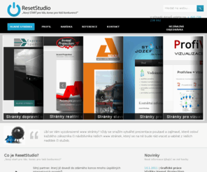 resetstudio.cz: ResetStudio webdesign | Profesionální webdesign Vašich www stránek
ResetStudio webdesign - nový START pro Vás, konec pro Vaši konkurenci