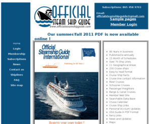 officialsteamshipguide.com: Index
Official Steamship Guide Int. home page. 