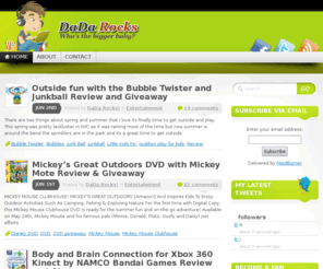 daddybites.com: DaDaRocks.com - DaDa Rocks! Because who's really the bigger baby?!
DaDa Rocks! is a dad blog that talks about parenthood from a fathers view, marriage, products for children, a view point on news & sports, and a discount code or giveaway or raffle  from time to time