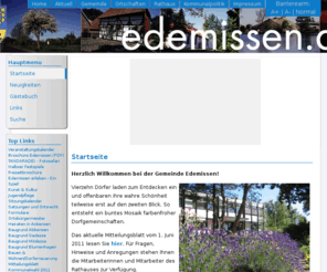 edemissen.net: Startseite
Die Internetseite der Gemeinde Edemissen