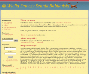 sennik.net.pl: @Wielki Smoczy Sennik Babiloński
