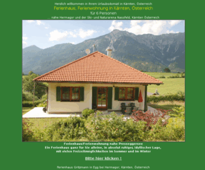 ferienhaus-kaernten.com: Ferienwohnung Kärnten, Ferienhaus, Appartement Gritzmann in Egg nahe Hermagor, Österreich
Ferienwohnung Kärnten, Appartement Gritzmann, Ferienhaus Österreich