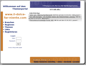 il-dolce-far-niente.com: Themenportal
Branchendomains