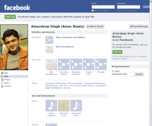 amarbunty.com: Incompatible Browser | Facebook
 Facebook is a social utility that connects people with friends and others who work, study and live around them. People use Facebook to keep up with friends, upload an unlimited number of photos, post links and videos, and learn more about the people they meet.