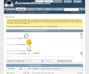 buonmathuot.biz: Diễn đàn Buôn Ma Thuột
Dien Dan Buon Ma Thuot