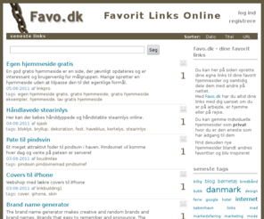 favo.dk: Danskernes Favoritter - Favo.dk - Favorit Links Online
