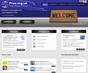 prus.org.uk: prus.org.uk
National Organisation for Pupil Referral Units we offer and support the sharing of