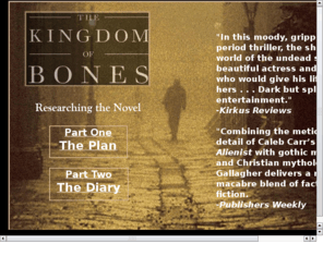 thekingdomofbones.com: The Kingdom of Bones
Research and background materials on The Kingdom of Bones