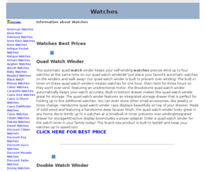 williamstitanium.com: Watches: Watches
Watches description and online resources