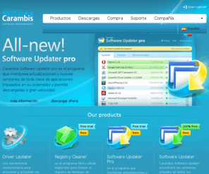 carambis.es: Carambis: programas de utilidad para sistema
Carambis representa programas de utilidad para su sustema operativo para actualizar drivers de Windows XP y Vista. No tiene que perder tiempo buscando los controladores necesarios por toda la red. Es bastante descargar la última versión de Carambis Driver Updater y escanear su sistema para encontrar los drivers desactualizados.