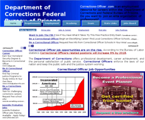 corrections-officer.com: Corrections Officer
Careers and jobs as a Correctional Officer an employement resource for the Department of Corrections and Federal Bureau of Prisons