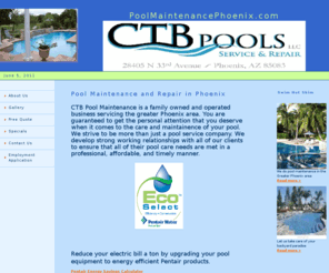 ctbpools.com: Pool Maintenance in Phoenix AZ by CTB Pools | Scottsdale Pool Maintenance
Pool maintenance in phoenix az by CTB pools offering all types of pool repair and weekly maintenance for the Greater Phoenix area including Scottsdale and Glendale