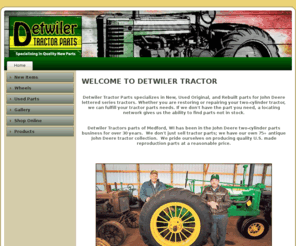 tractor detwiler parts used spencer deere john wi quality rebuilt description wisconsin based