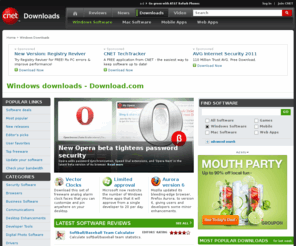 download.com: Free software downloads and software reviews - CNET Download.com
Find the software you're looking for at CNET Download.com, the most comprehensive source for free-to-try software downloads on the Web.