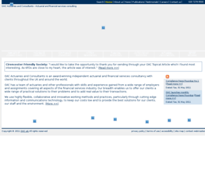 oacis.co.uk: OAC Actuaries and Consultants - Actuarial and financial services consulting
Actuarial and financial services consulting
