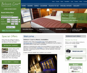 belmorecourt.com: Enniskillen Hotels Fermanagh | Belmore Court Hotel Enniskillen Fermanagh | Enniskillen Hotel Fermanagh
Belmore Court Hotel & Motel Enniskillen provides luxury hotel accommodation and motel rooms, located only minutes walk from Enniskillen Town Centre, Fermanagh. 4 Star Hotel Accommodation in Enniskillen.