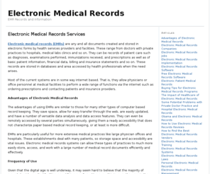 electronic-medicalrecords.com: Electronic Medical Records
EMR Records and Information