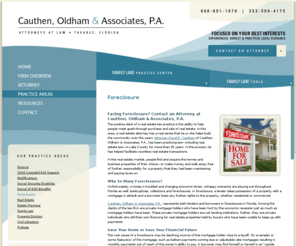 foreclosureeustis.com: Tavares, FL Foreclosure Attorney | Save Your Home Leesburg Florida Lawyer | Lake County
Florida lawyer David Cauthen of Cauthen, Oldham & Associates, P.A., has 35-plus years of experience in real estate law. He represents both borrowers and lenders in foreclosure actions.