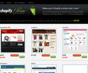 shopify-themes.net: Shopify Themes
Quality yet affordable Shopify Themes to help you set up a nice looking e-shop in minutes.