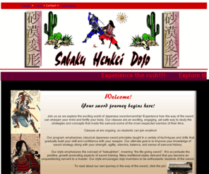 azjpnsword.com: Sabaku Henkei Dojo
Information on training in the art of Japanese swordsmanship, in Mesa, Arizona.