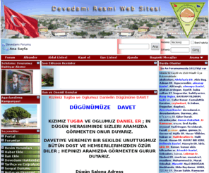 devedamiliyiz.biz: Ana Sayfa - Devedamı Web Sitesi
Devedami resmi web sitesi Köyümüzü en güzel tanıtan resim ve bilgilerin bulunduğu site http://www.devedami.org 