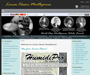 lomaxclassic.com: Lomax Classic Mouthpieces, World Class Mouthpieces, Artists, Friends
Lomax Classic Mouthpieces, professional clarinet and saxophone mouthpieces.