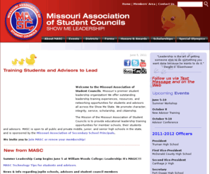 masc1.org: Missouri Association of Student Councils
MASC is Missouri's premier student leadership organization.