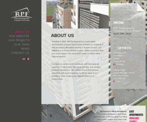 rpfdevelopment.com: RPF Development
RPF Development is a real estate development company that focuses primarily on investing in and developing affordable housing in Eastern Europe