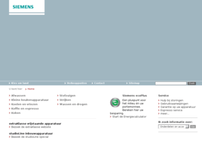 siemens-home.nl: Siemens | Huishoudelijke apparatuur
Het assortiment van Siemens huishouden: ovens, fornuizen, magnetrons, koelkasten, vriezers, vaatwassers, wasmachines, drogers, koffie, stofzuigers