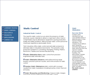 takk.com: Static Control | TAKK Industries | Industrial Static Control
Static Control from TAKK Industries provides industrial static control solutions - static eliminator, static bar, static meter, static gun, anti static tinsel, ionizer blowers, and static generator technology.