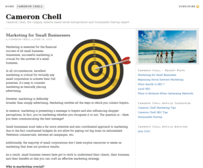 cameron-chell.com: Cameron Chell — Cameron Chell, the Calgary, Alberta based serial entrepreneur and Sustainable Startup expert
Cameron Chell, the Calgary, Alberta based serial entrepreneur and Sustainable Startup expert