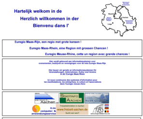 euregio-m-r.com: Aachen und Umgebung auf Karte: Stolberg, Eschweiler, Würselen, Alsdorf, Herzogenrath ... Branchen, Geschäfte, Restaurants, Hotels, Sport, Kultur, Freizeit, Ärzte ...
Regionalinfos und Standorte: Branchen, Geschäfte, Restaurants, Hotels, Sport, Kultur, Freizeit, Ärzte in Aachen, Stolberg, Eschweiler, Würselen, Alsdorf, Herzogenrath ...