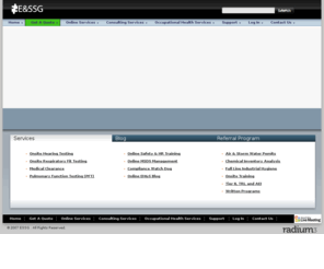 safetycontractor.com: Home | ESSG
We specialize in OSHA and EPA services.  We offer services in online, consulting and occupational health.  