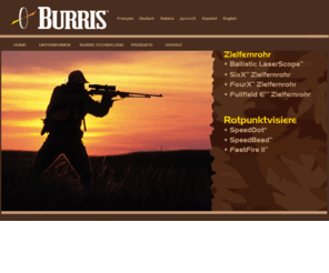 burrisoptics.de: Scopes - rifle scopes, sights by Burris Optics
Amerikanischer Hersteller von Präzisionsoptik und Zubehör wie Zielfernrohre, Spektive, Entfernungsmesser, Laserscopes, Ferngläser, Tactical Optics, Ringe und Schienen.