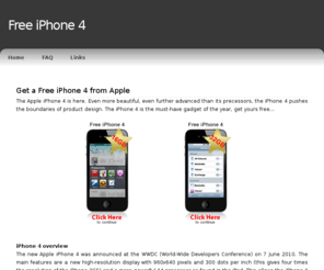 free-iphone-4.net: Free iPhone 4
Claim your Free iPhone 4 - 16GB and 32GB versions available. Sim free, use on any network. Offer applies WORLDWIDE!