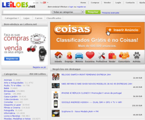 leiloies.net: Leiloes.net - Faça as suas Compras em Leiloes.net
Leiloes.net - Faça as suas Compras em Leiloes.net. O maior e mais visitado site de leilões para comprar e vender em Portugal.