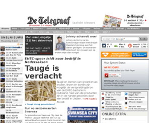 teleweer.mobi: Nieuws | Altijd op de hoogte van het laatste nieuws met Telegraaf.nl
Telegraaf.nl houdt u op de hoogte van het laatste nieuws uit binnen- en buitenland, sportnieuws, uw horoscoop, het weer, mode & beauty en meer!