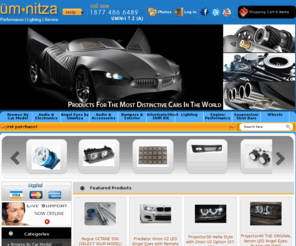 umnitza.com: UMNITZA | Performance | Lighting | Service | 877 486 6889!
Umnitza, Inc. is the premiere provider of daylight demon eyes, headlight products, Xpel film protection, Billetwerks engineer caps, and InV1simirrors