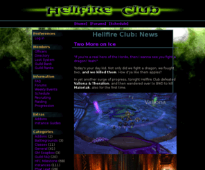 hfc-guild.com: [Hellfire Club] - Representing the Horde of Greymane
