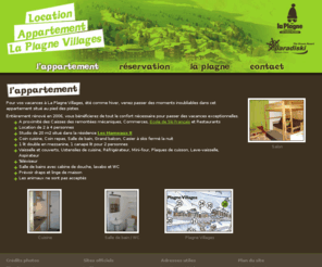 location-la-plagne.com: Location Appartement La Plagne : Description
Location Appartement La Plagne : Présentation de l'appartement, ses équipements, sa situation