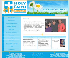 holy-faith-church-saline.org: Holy Faith Church, Saline, Michigan
Holy Faith Church, Ann Arbor and Saline Michigan, Episcopal and ELCA Lutheran