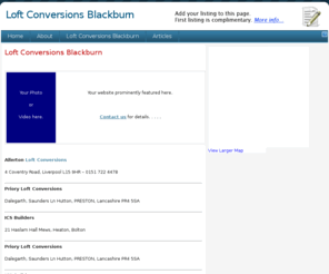 loftconversionsblackburn.com: Loft Conversions Blackburn - Highly Rated Loft Conversion Company
The most successful Loft Conversions Company in Blackburn. Contact us for a free quote.