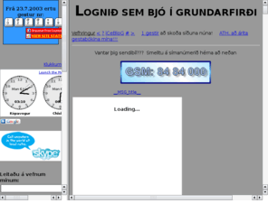 lognid.com: Heimasíða Lognsins undan Storminum
Um lognið, vini hans, tölvuna, vinnuna og m.fl. - (General information)